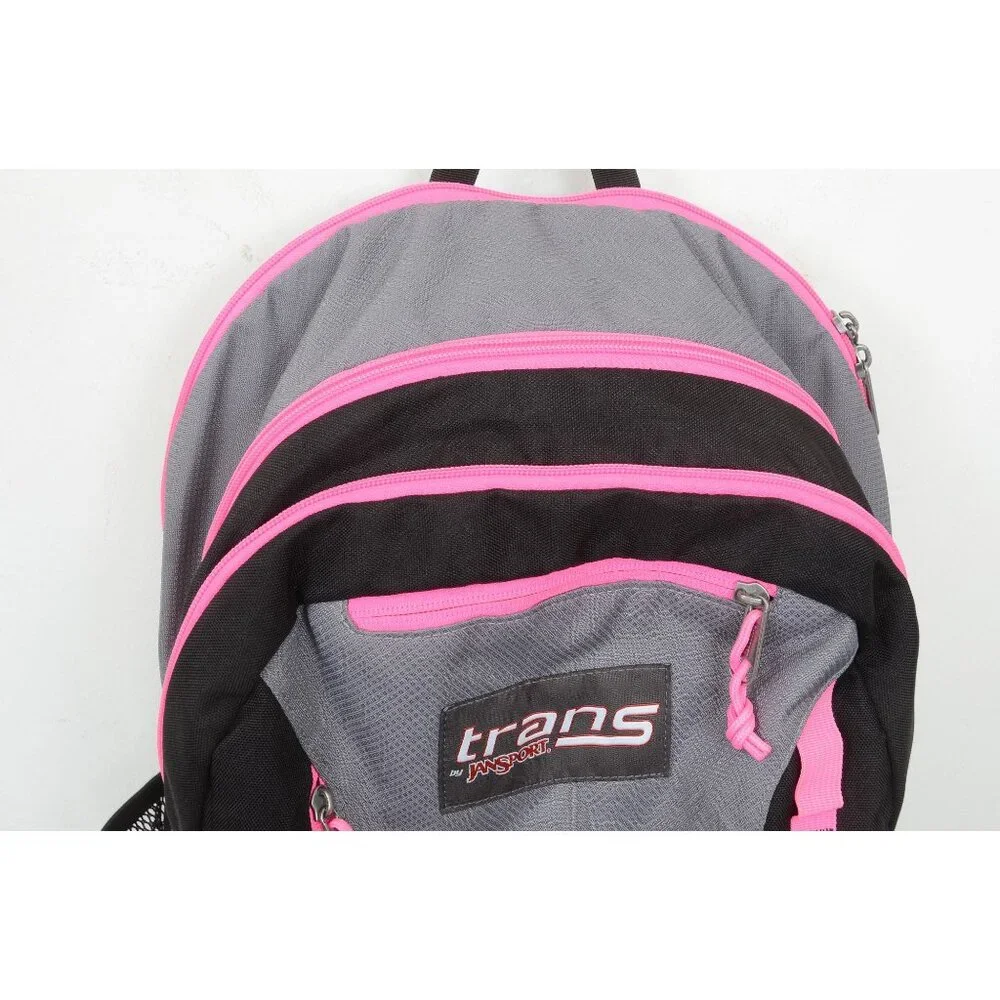 Trans by Jansport Large Black/Pink MEGAHERTZ Backpack T51X School Bag Rucksack